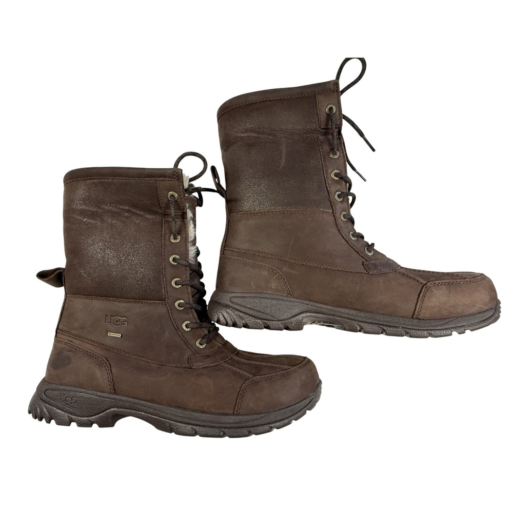 UGG Adirondack III Waterproof Boots 9.5 Men/11 Women/42.5 EU Cedar Leather Snow